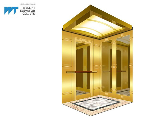 Luxuriöse Aufzugs-Kabinen-Dekorations-Stärke 1.5MM für Hotel/Handelsgebäude