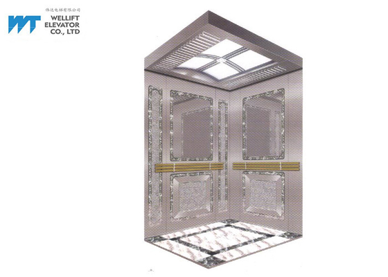 Spiegel-und Radierungs-Aufzugs-Kabinen-Dekoration für modernen Passanger-Aufzug
