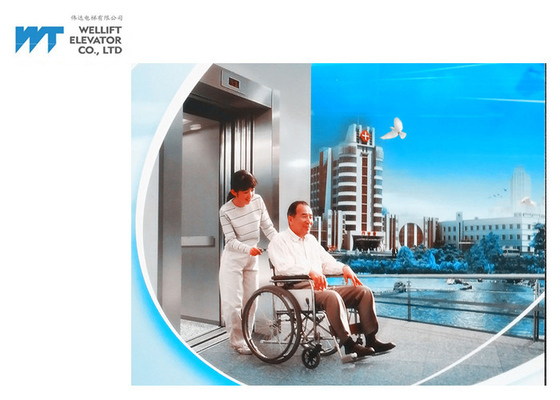 Maschinen-Raum-Krankenhaus-Bett-Aufzug nimmt Blindenschrift-Knopf/Operations-Platte für Behinderte an