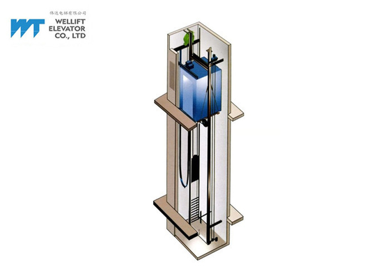 Roomless-Passagier-Aufzugs-Abwehr-Bau-Raum Maschine 1000kg 1.5m/S