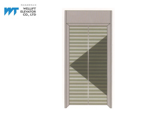 Moderner Aufzug-Aufzugs-Entwurf, Aufzugs-Tür-Entwurf mit Pfeil-Grafik-Tür