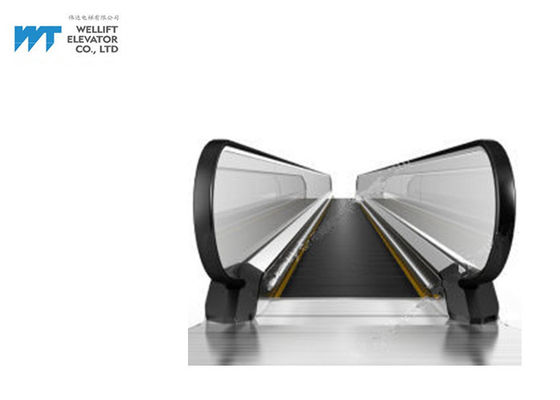 Energiesparender Neigungs-Aluminium-/Edelstahl-Schritt der beweglicher Weg-Rolltreppen-10°